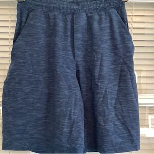 lululemon athletica Men's Heathered Navy Athletic Shorts